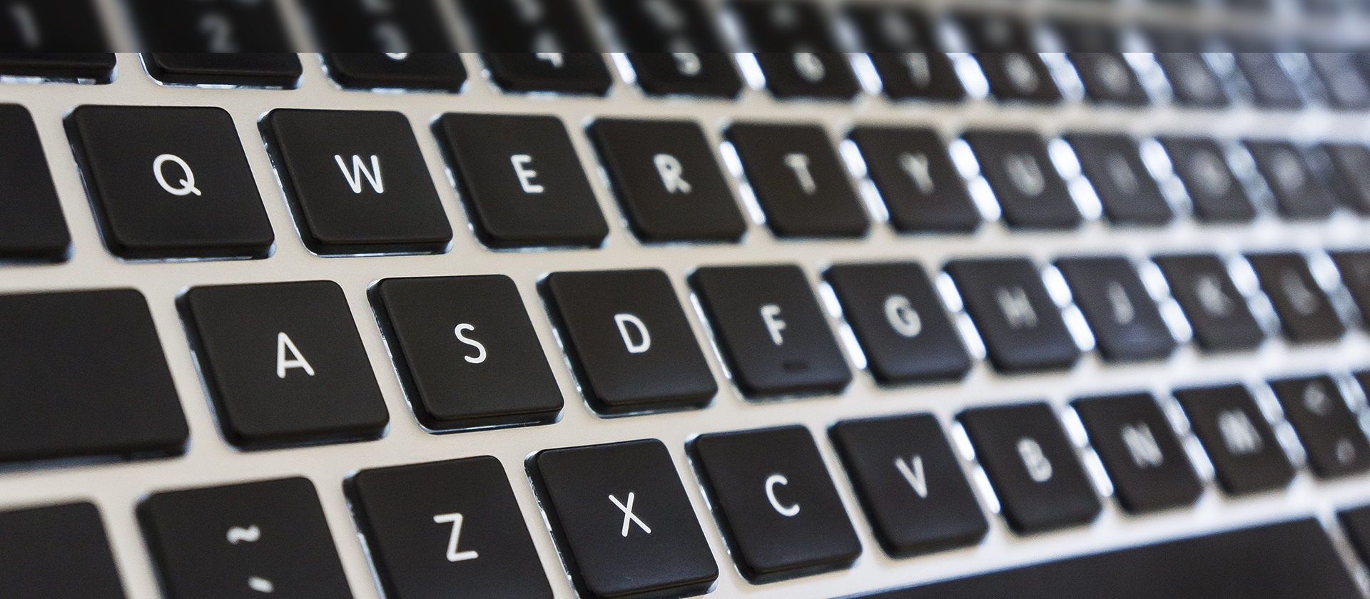 Close-up of a computer keyboard